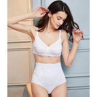 Mysanity - Guaina Post Parto Contenitiva In Cotone Bianco