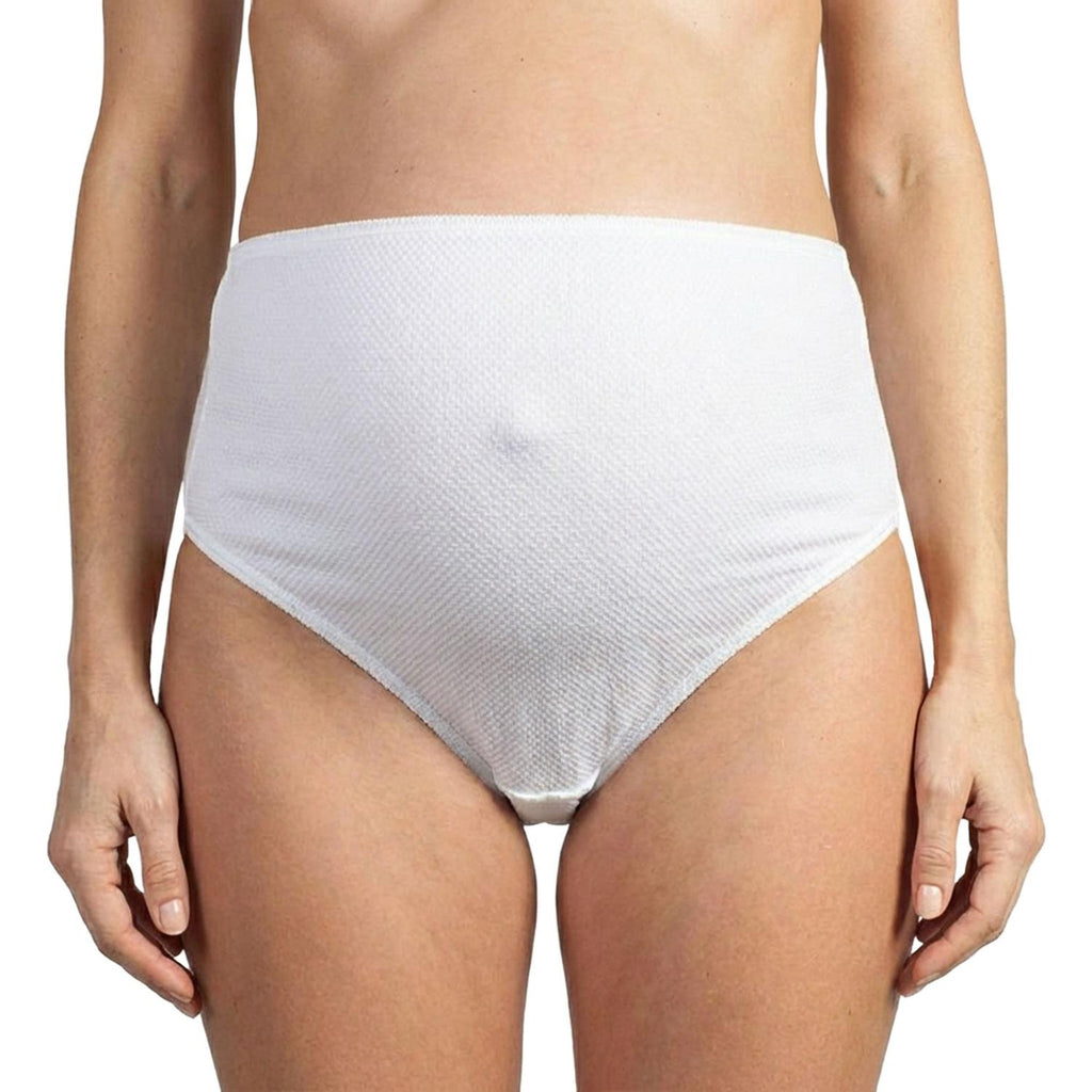 Mysanity - Mutanda Gestante in Cotone Piquet Bianco
