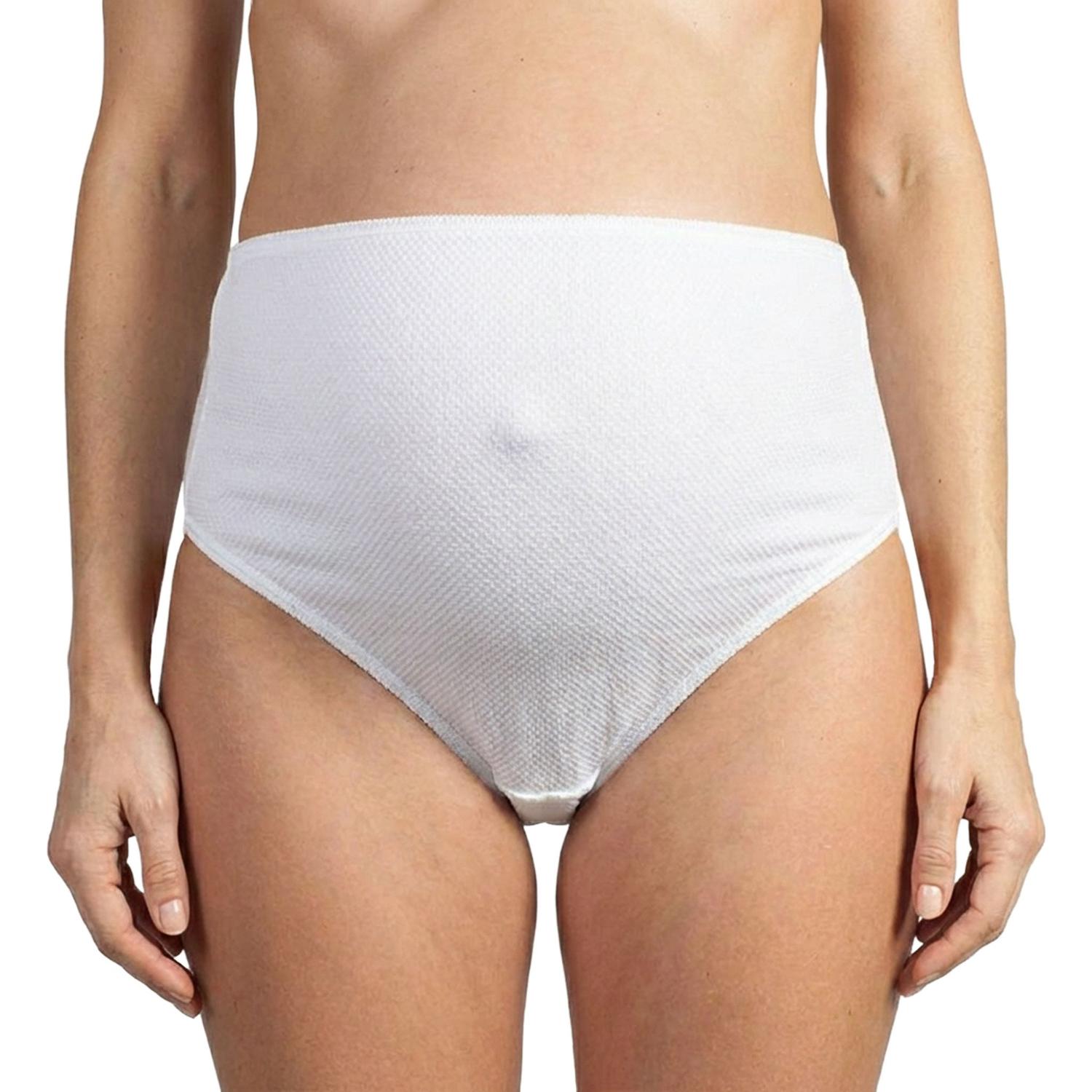 Mysanity - Mutanda Gestante in Cotone Piquet Bianco