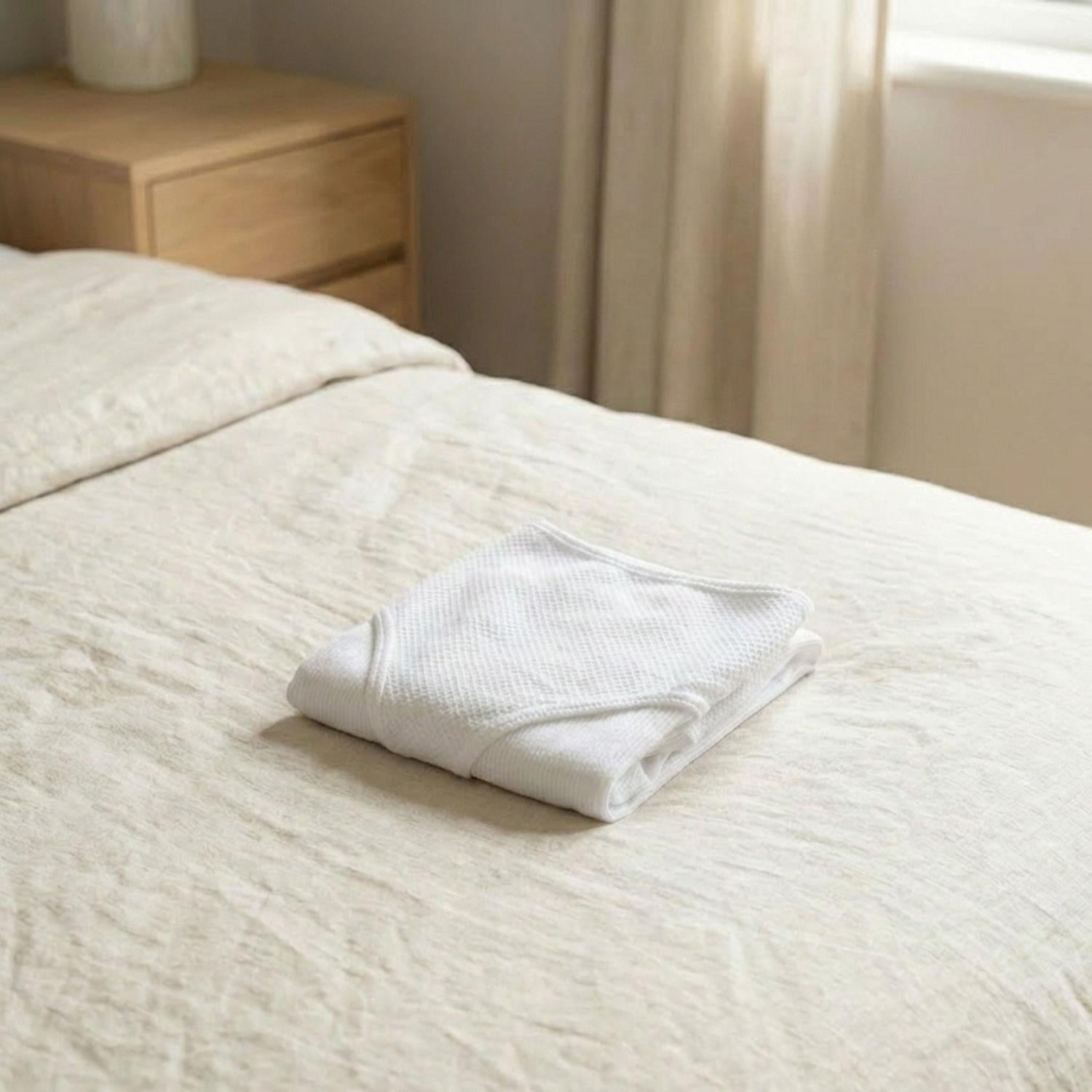 Mysanity - Mutanda Gestante in Cotone Piquet Bianco