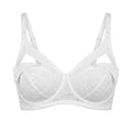 Mysanity - Reggiseno Allattamento Con Pizzo Rebrodè Coppa DD Bianco