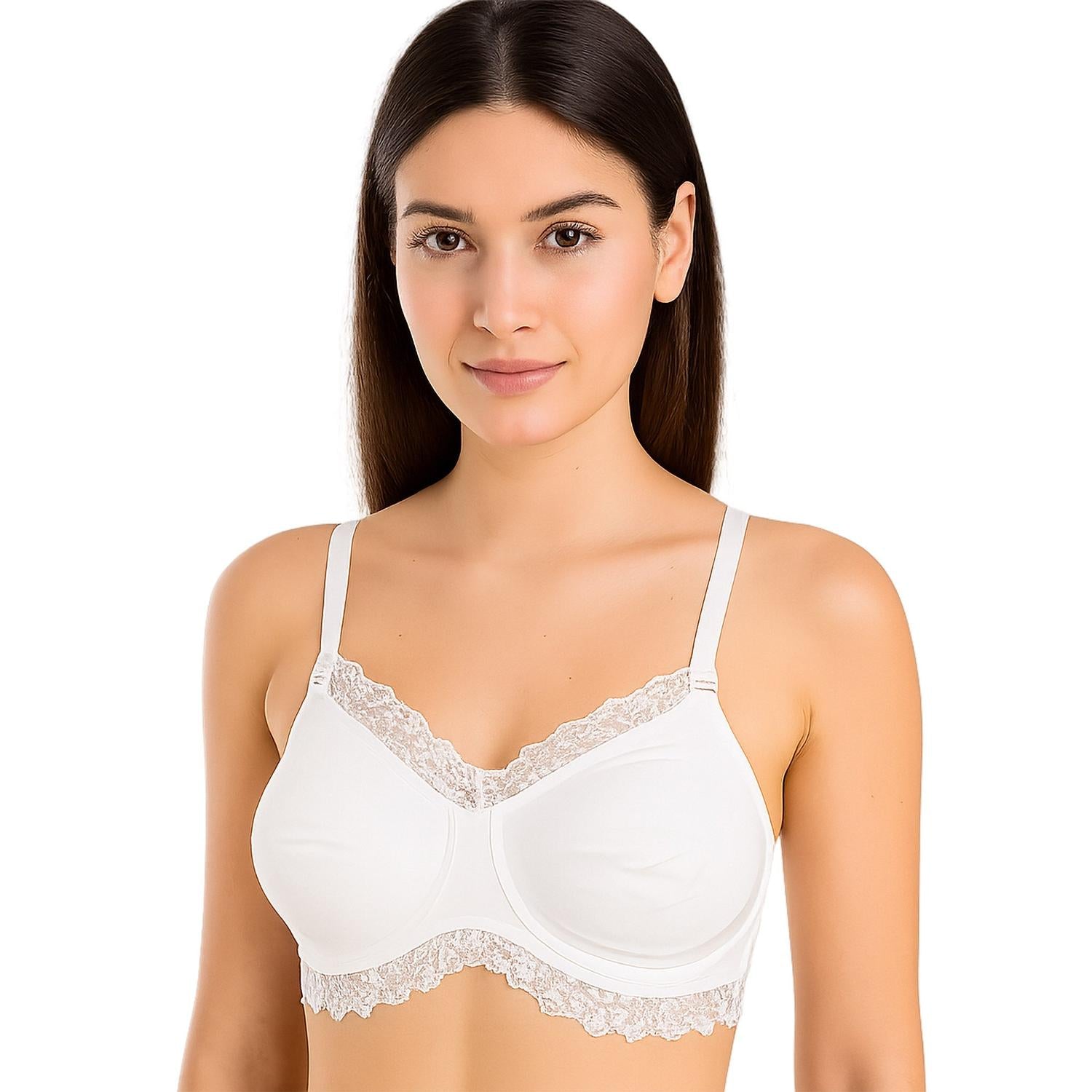 Mysanity - Reggiseno Allattamento Con Tulle Ricamato