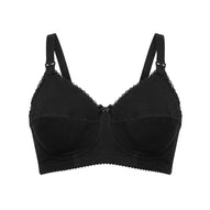 Mysanity - Reggiseno Allattamento Cotone Coppa C Nero