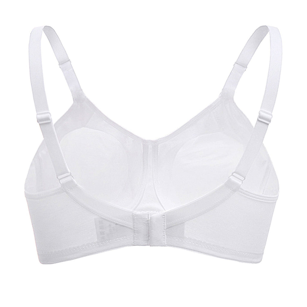 Mysanity - Reggiseno Allattamento Cotone Preformato Coppa C Bianco
