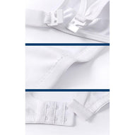Mysanity - Reggiseno Allattamento Cotone Preformato Coppa C Bianco