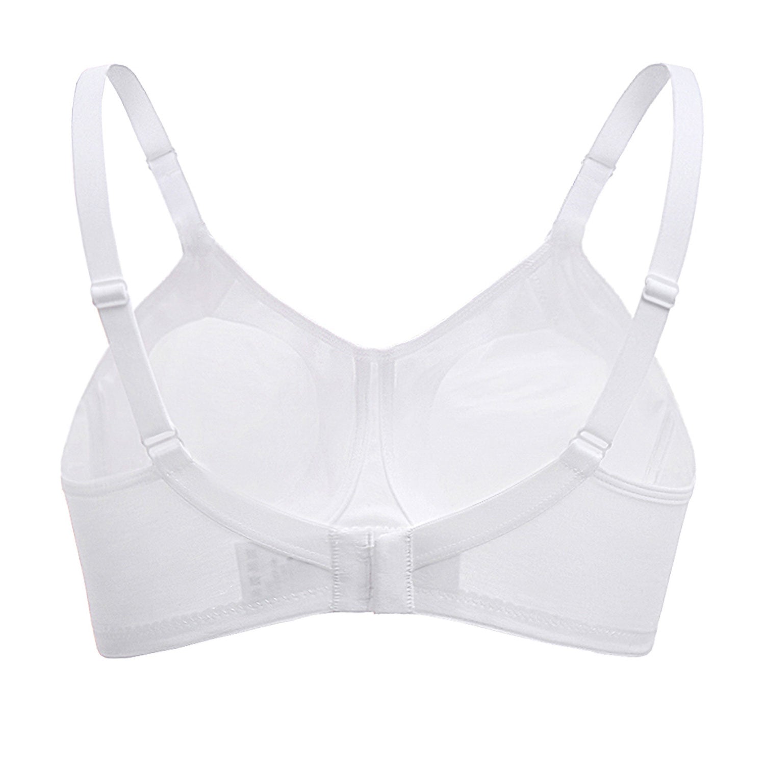 Mysanity - Reggiseno Allattamento Cotone Preformato Coppa D Bianco