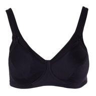 Mysanity - Reggiseno Allattamento Fibra Cava Coppa D Nero