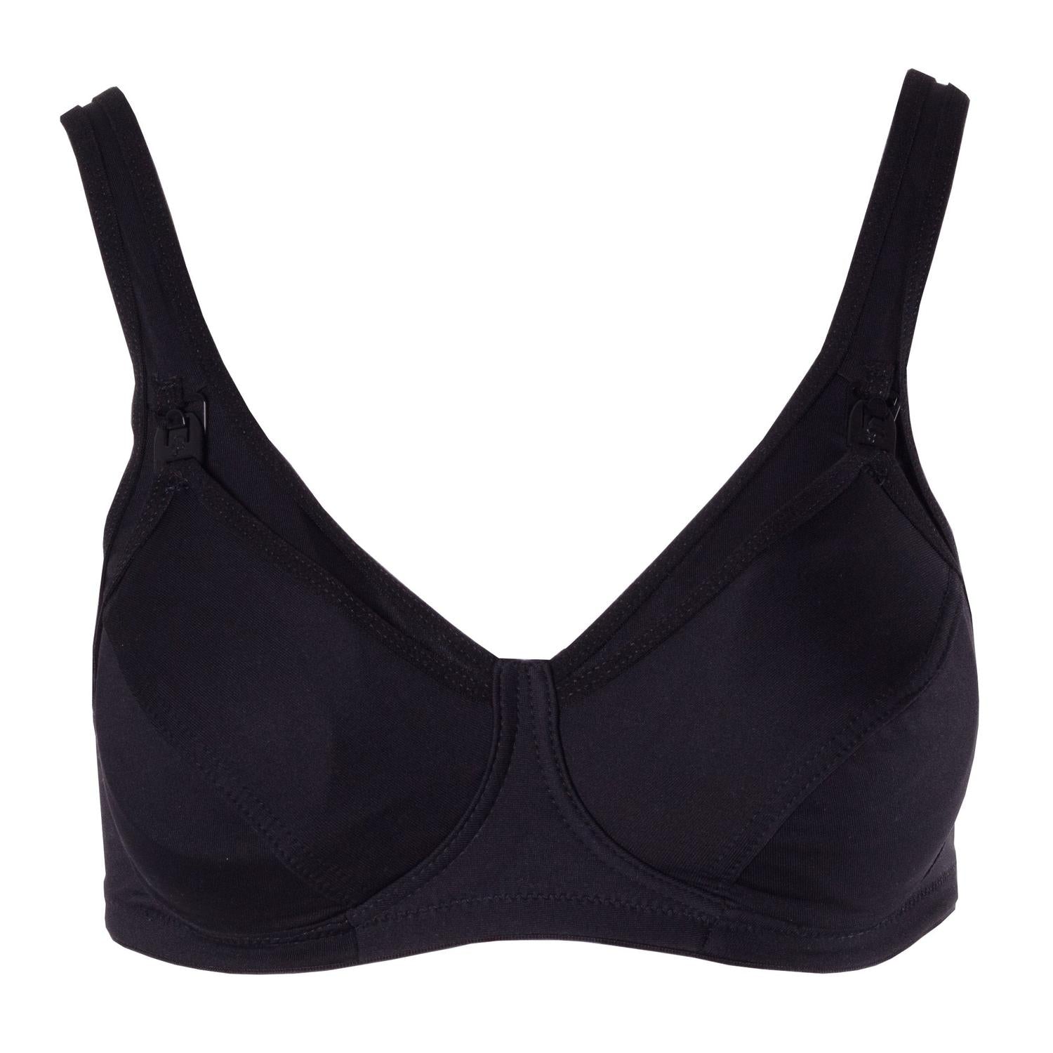 Mysanity - Reggiseno Allattamento Fibra Cava Coppa D Nero