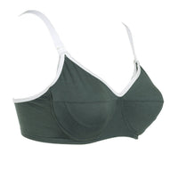 Mysanity - Reggiseno Allattamento Supporto Extra Coppa C Verde Felce