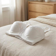 Mysanity - Reggiseno Allattamento in Cotone Con Pizzo Coppa C Bianco