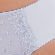 Mysanity - Slip Pre e Post Parto Con Tulle Ricamato Azzurro