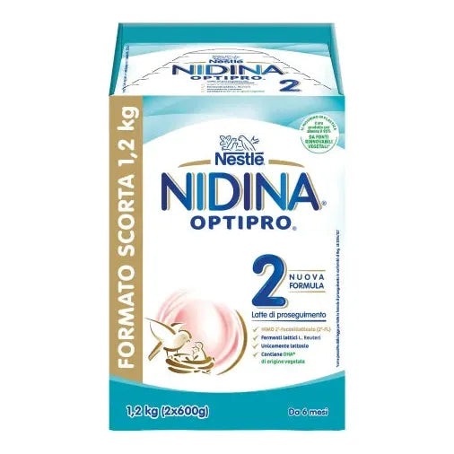 Nestlè - Latte In Polvere Nidina 2: Confezione 1200 gr (2x600)