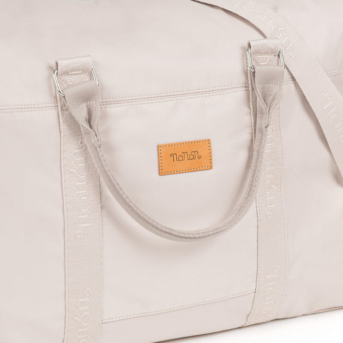 Nanan - Borsa mamma beige in nylon