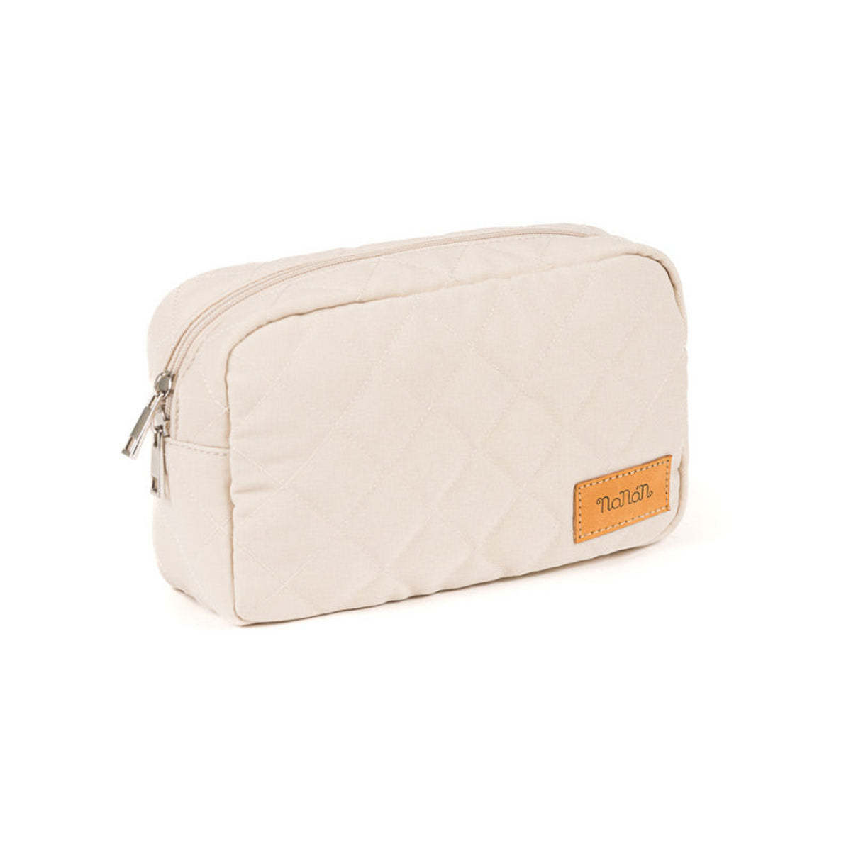 Nanan - Pochette in tessuto beige