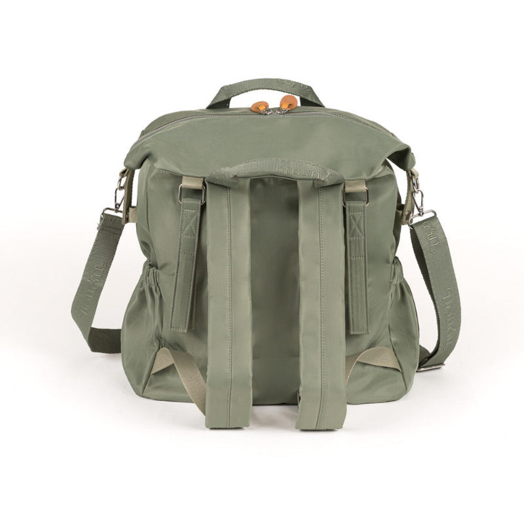 Nanan - Zaino mamma verde in nylon