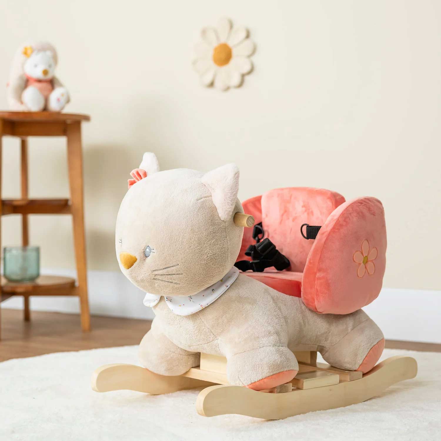 Nattou - Collezione Mila Nala & Zoe: Dondolo Lana La Gattina