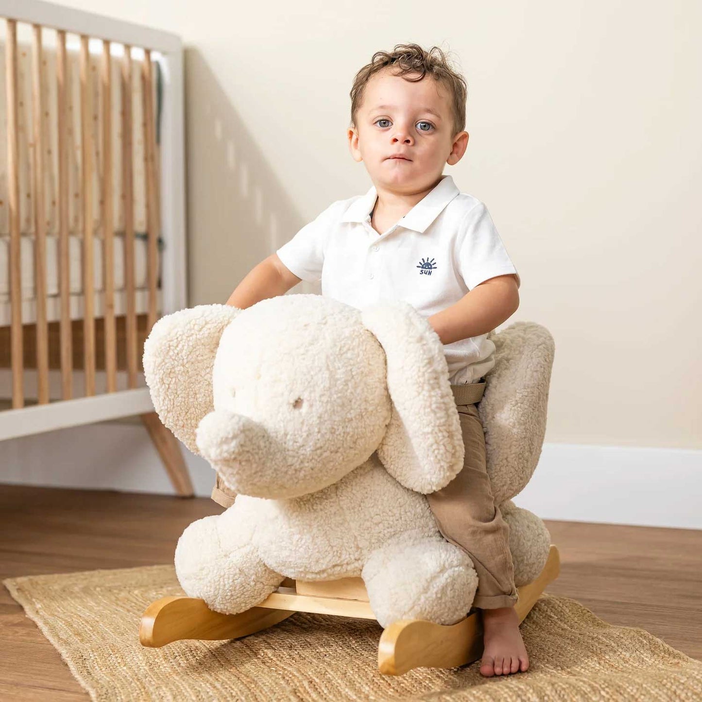 Nattou - Collezione Lapidou: Dondolo Teddy Elefante