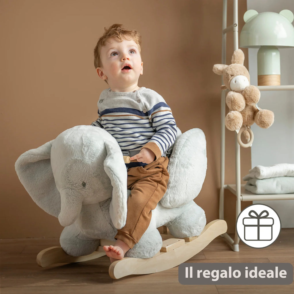 Nattou - Fanfan Dondolo Elefante Rosa Ps26 C
