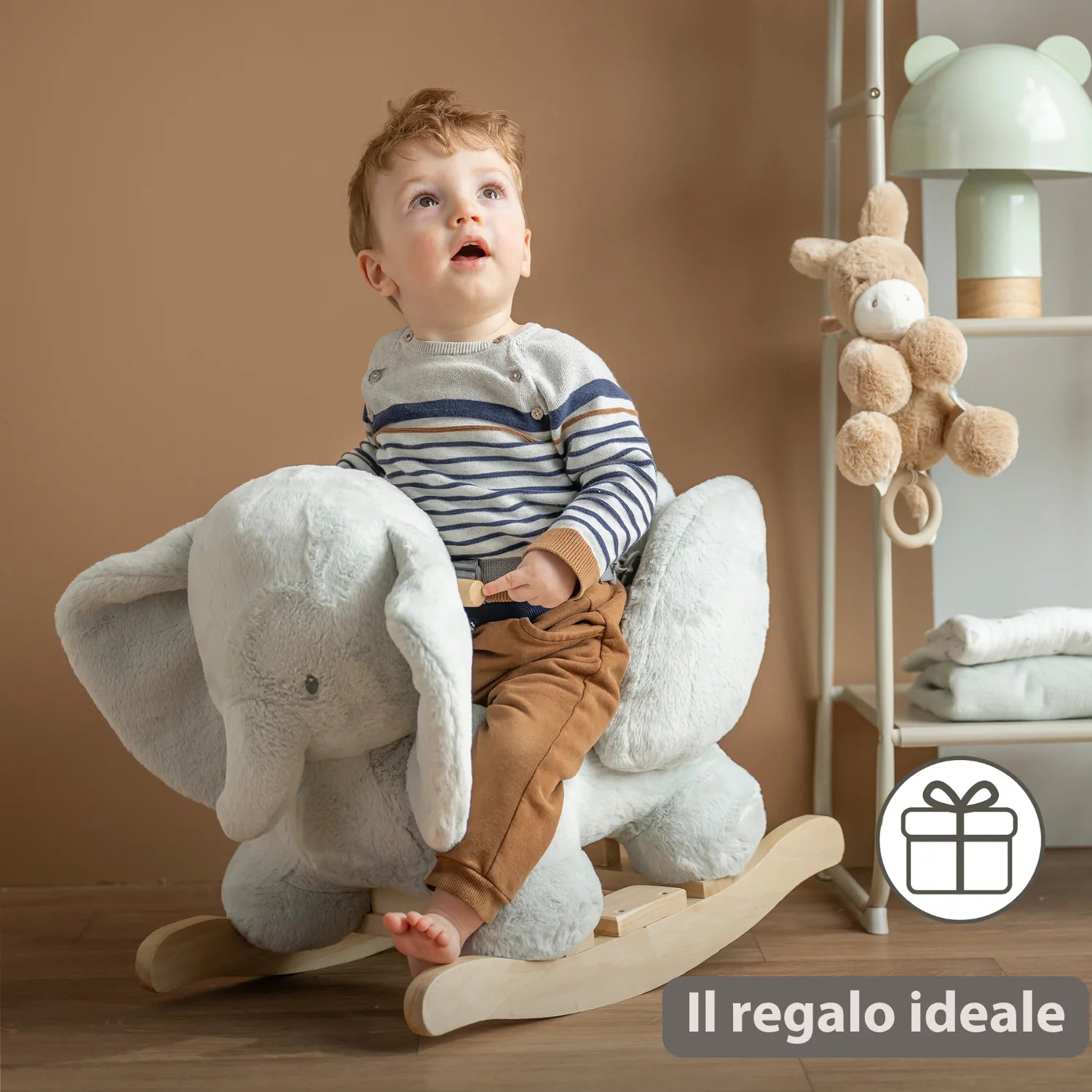 Nattou - Fanfan Dondolo Elefante Rosa Ps26 C