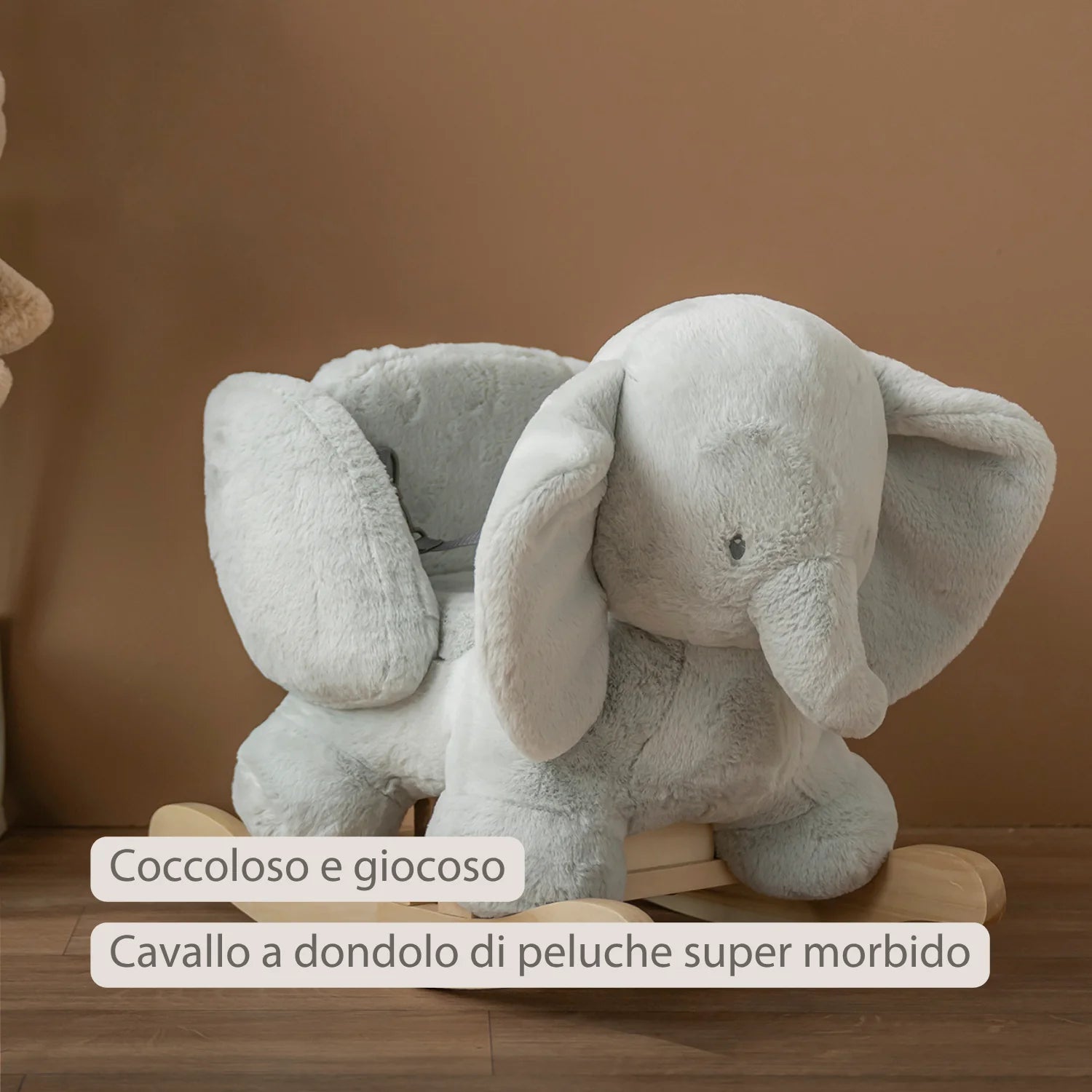 Nattou - Fanfan Dondolo Elefante Rosa Ps26 C