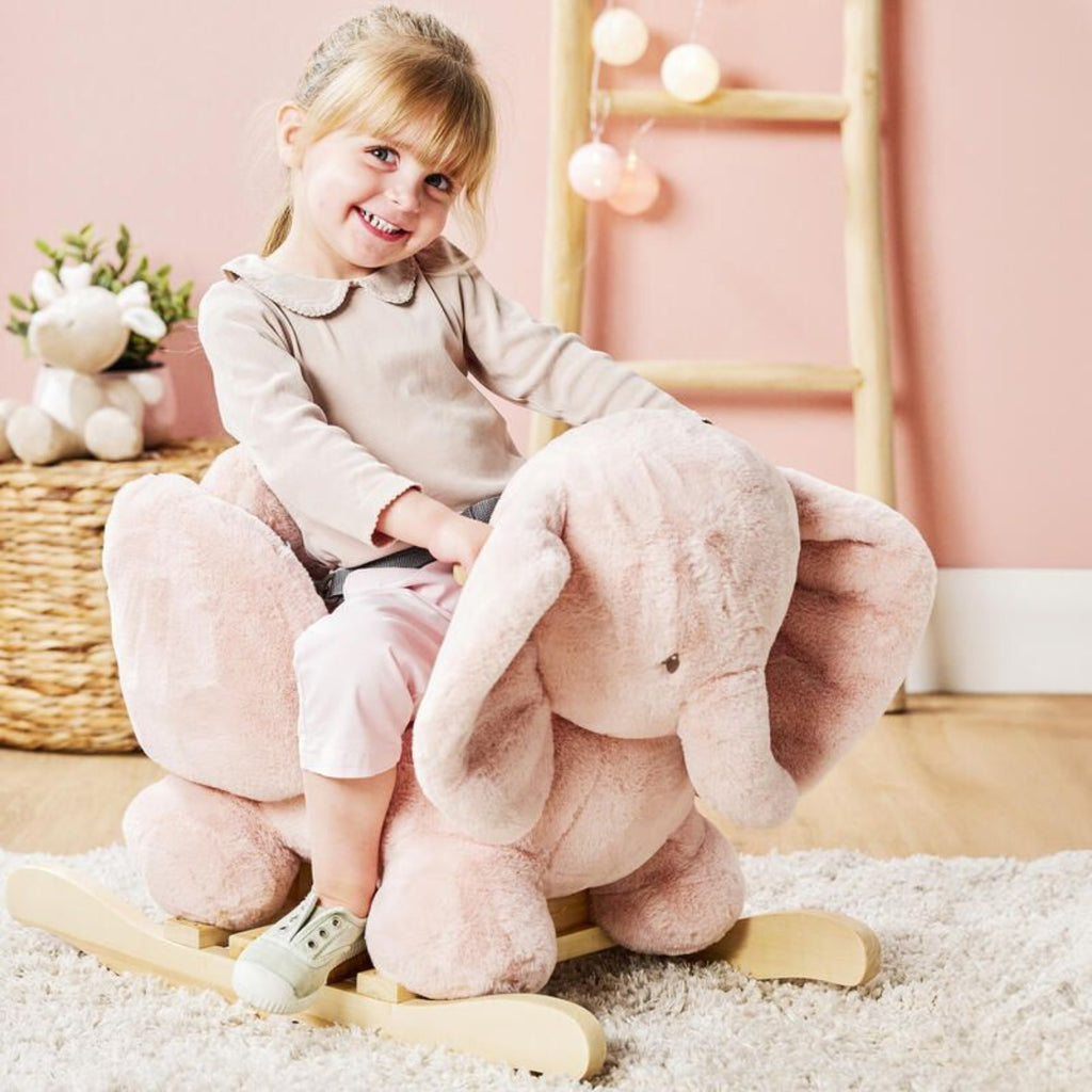 Nattou - Fanfan Dondolo Elefante Rosa Ps26 C