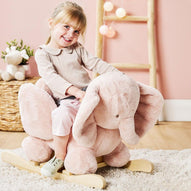 Nattou - Fanfan Dondolo Elefante Rosa Ps26 C