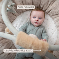 Nattou - Tappeto pouf con archi Loulou