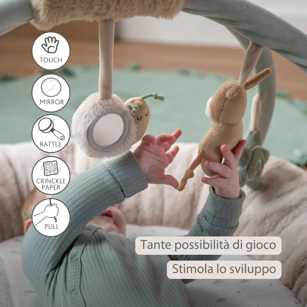 Nattou - Tappeto pouf con archi Loulou