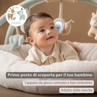 Nattou - Tappeto pouf con archi Loulou