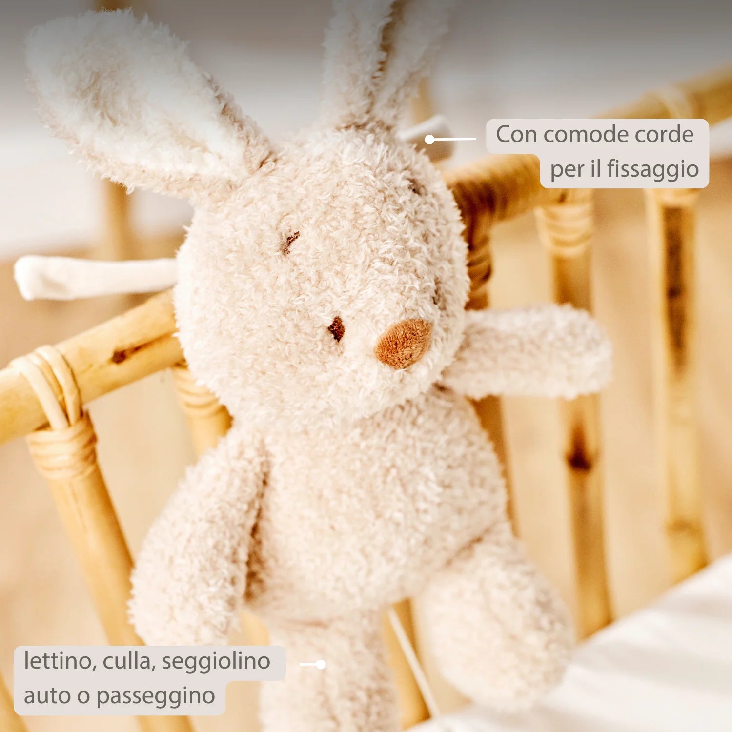 Nattou - Teddy Carillon Coniglio Ps26 C