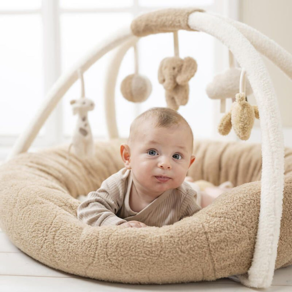 Nattou - Teddy Tappeto Pouf Beige Ps26 C