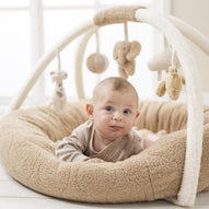 Nattou - Teddy Tappeto Pouf Beige Ps26 C