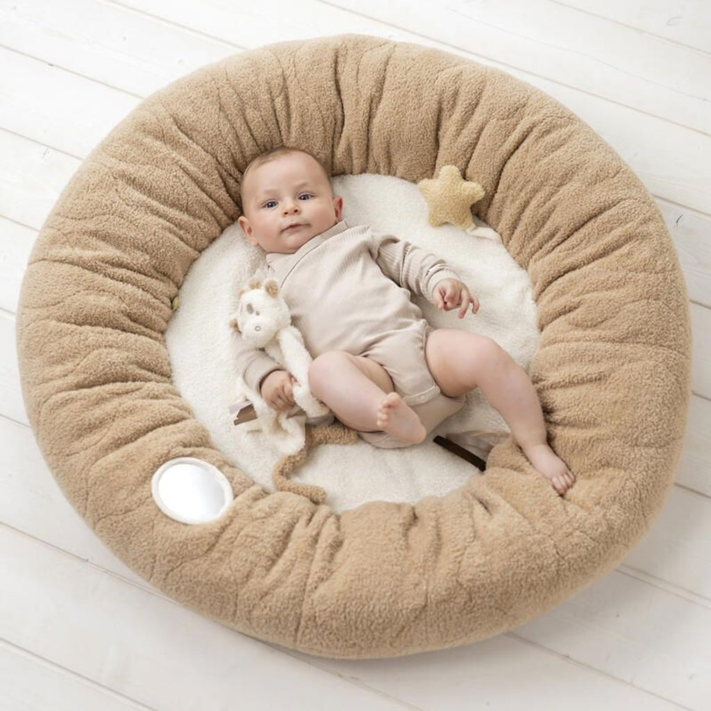 Nattou - Teddy Tappeto Pouf Beige Ps26 C