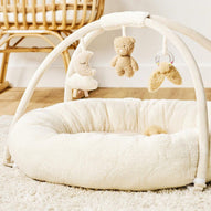 Nattou - Teddy Tappeto Pouf Panna Ps26 C