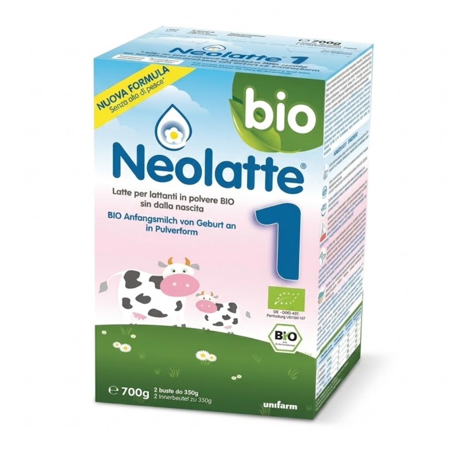 Neolatte - Latte 1 In Polvere Algal Dha: Confezione 2x350 Gr