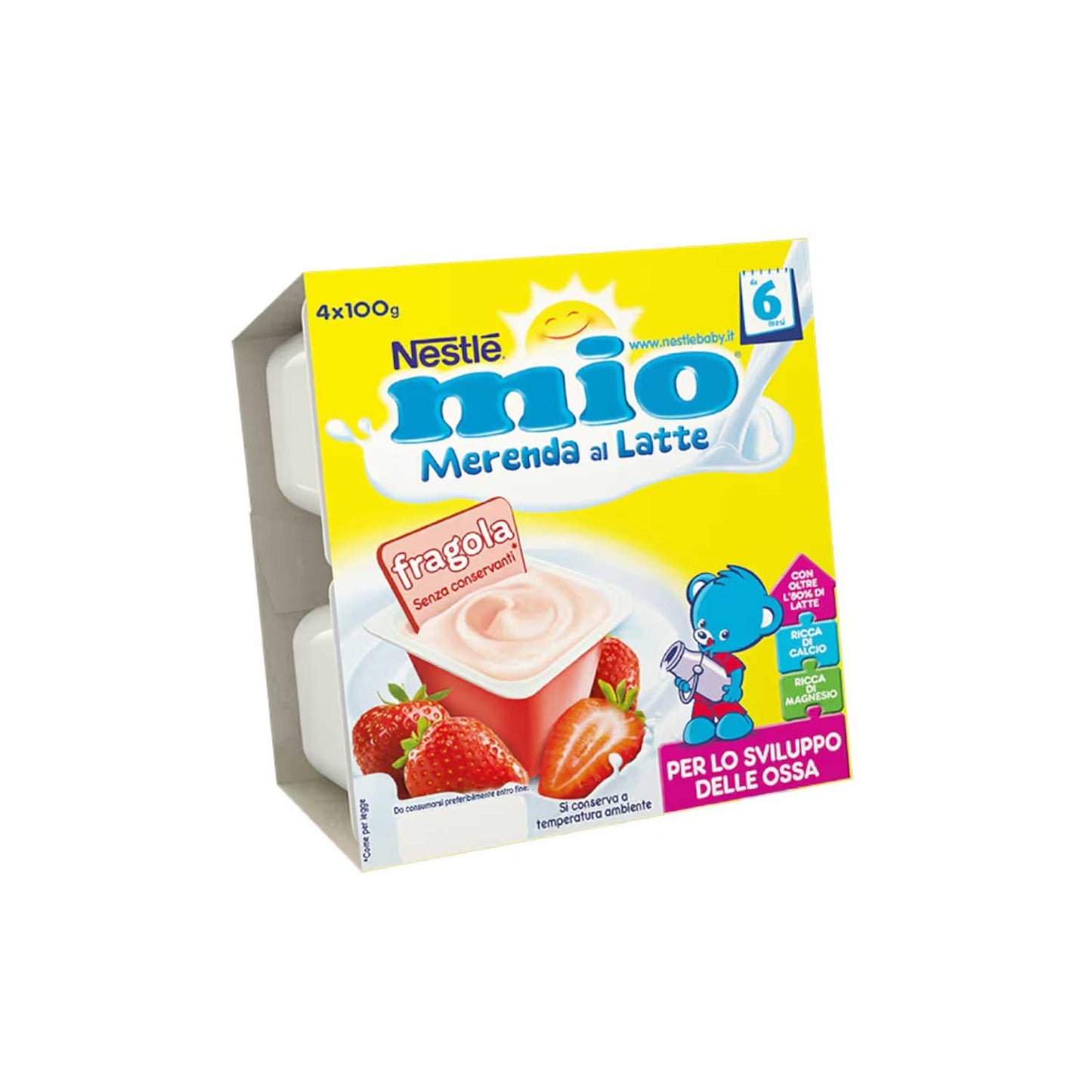 Nestlè - Strawberry Milky Snack 4x100gr