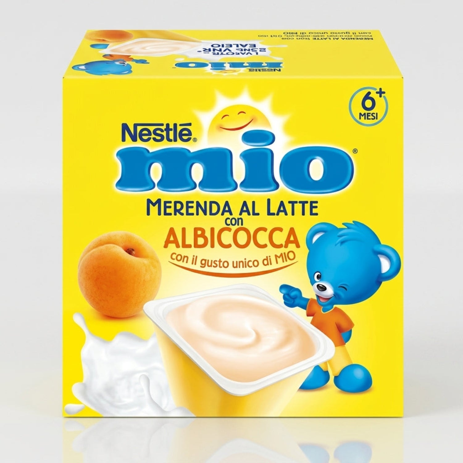 Nestlè - Merenda Lattea Albicocca: Confezione 4x100gr