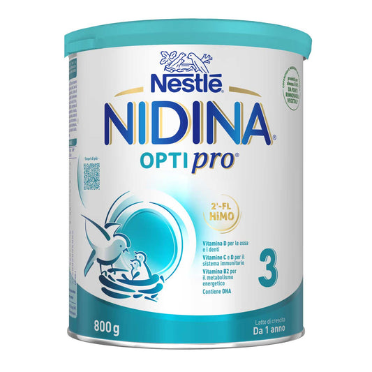 Nestlè - Latte In Polvere Nidina Crescita 3: Confezione 800 gr