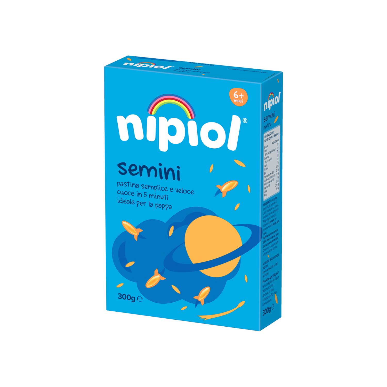 Nipiol - Pastina Semini: Confezione 300 gr