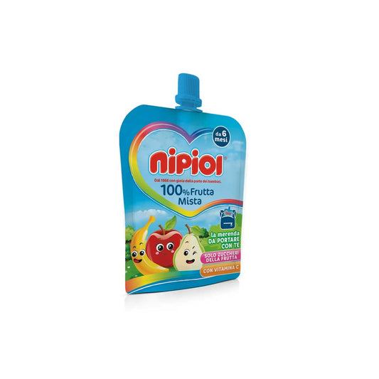 Nipiol - Pouches Frutta Mista: Confezione 85 gr