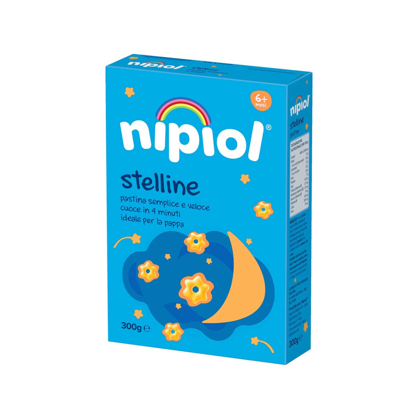 Nipiol - Pastina Stelline: Confezione 300 gr