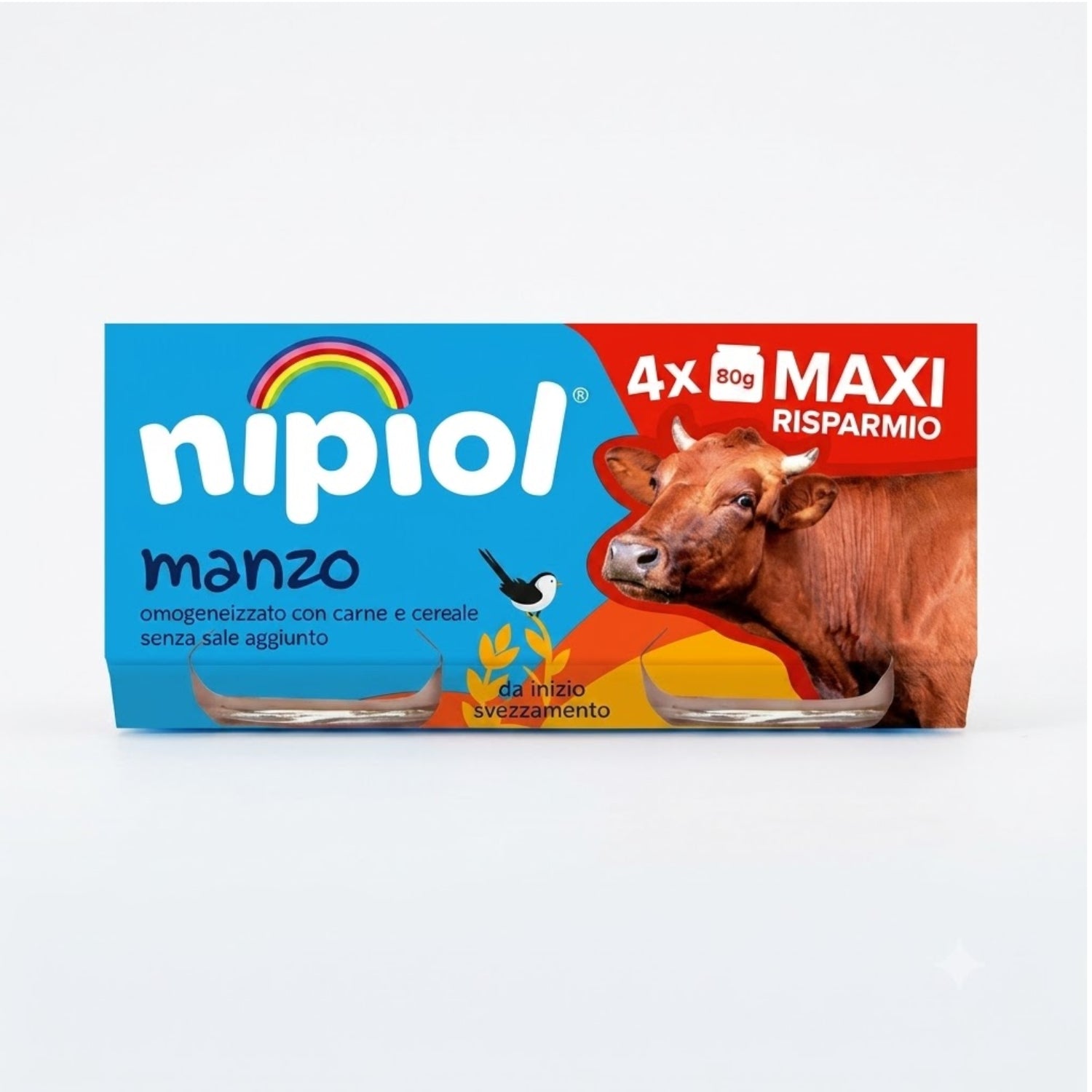 Nipiol - Omogeneizzato Carne Manzo: Confezione 4x80 gr