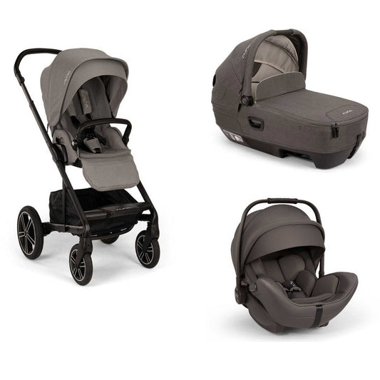 Nuna - Trio Mixx Con Navicella Cari Next + Seggiolino Auto Pipa Next Isize