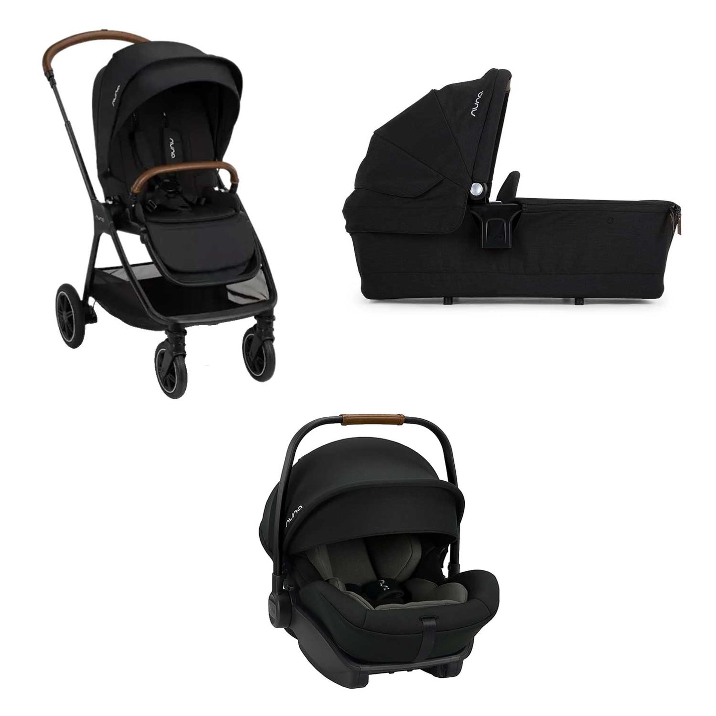 Nuna - Trio Triv Next + Navicella Foldable + Seggiolino Auto Arra Next Isize