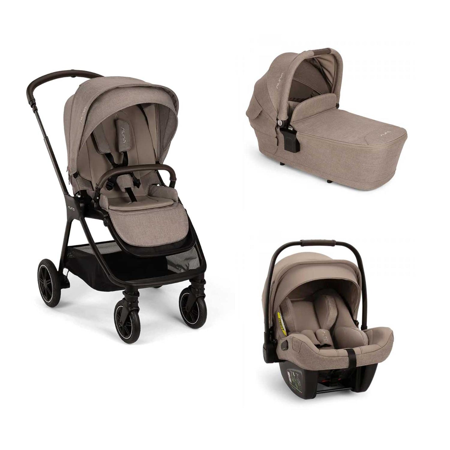 Nuna - Trio: Passeggino Ixxa + Navicella Lytl + S.A. Pipa Next Isize