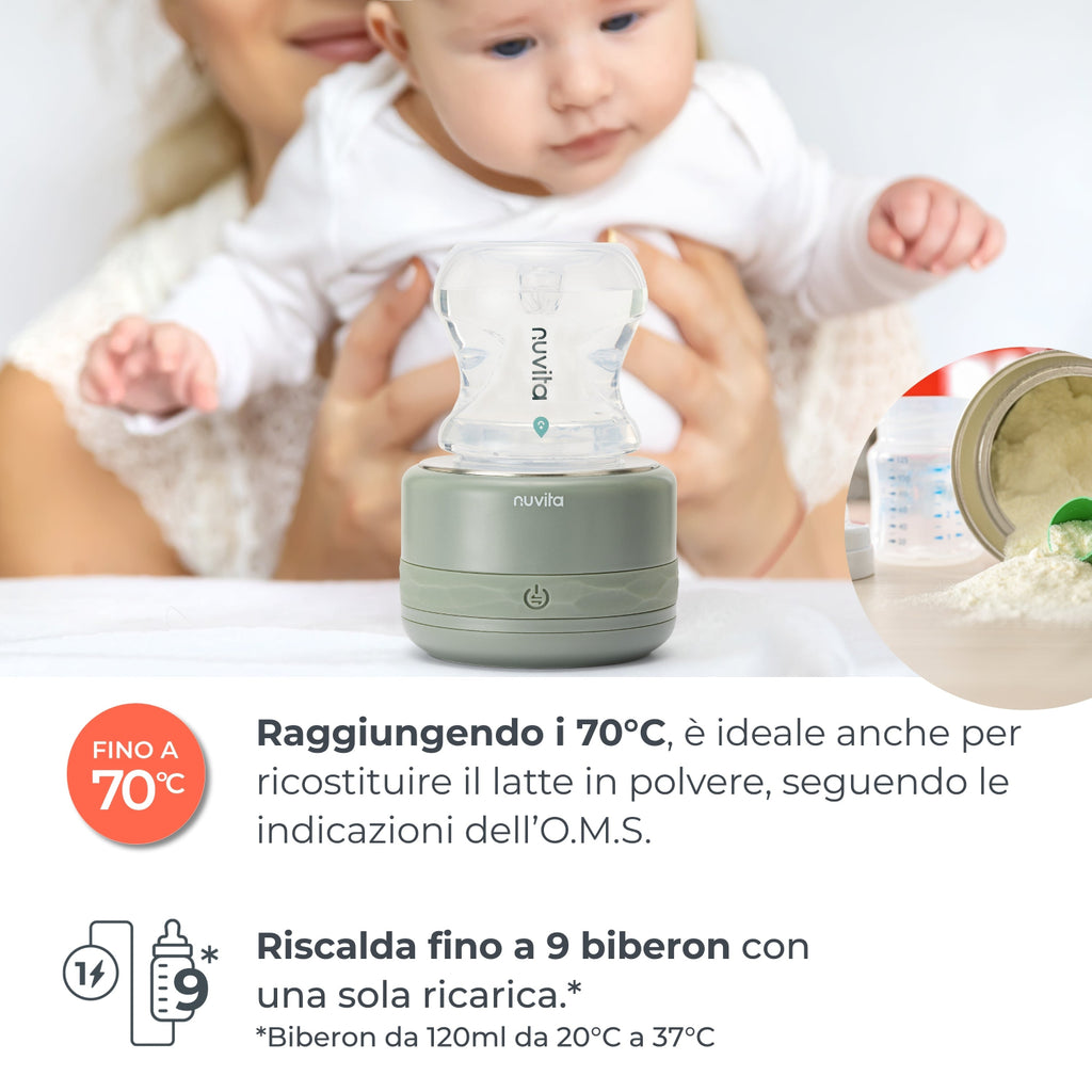 Nuvita - Warm 70 Scaldabiberon Portatile Universale