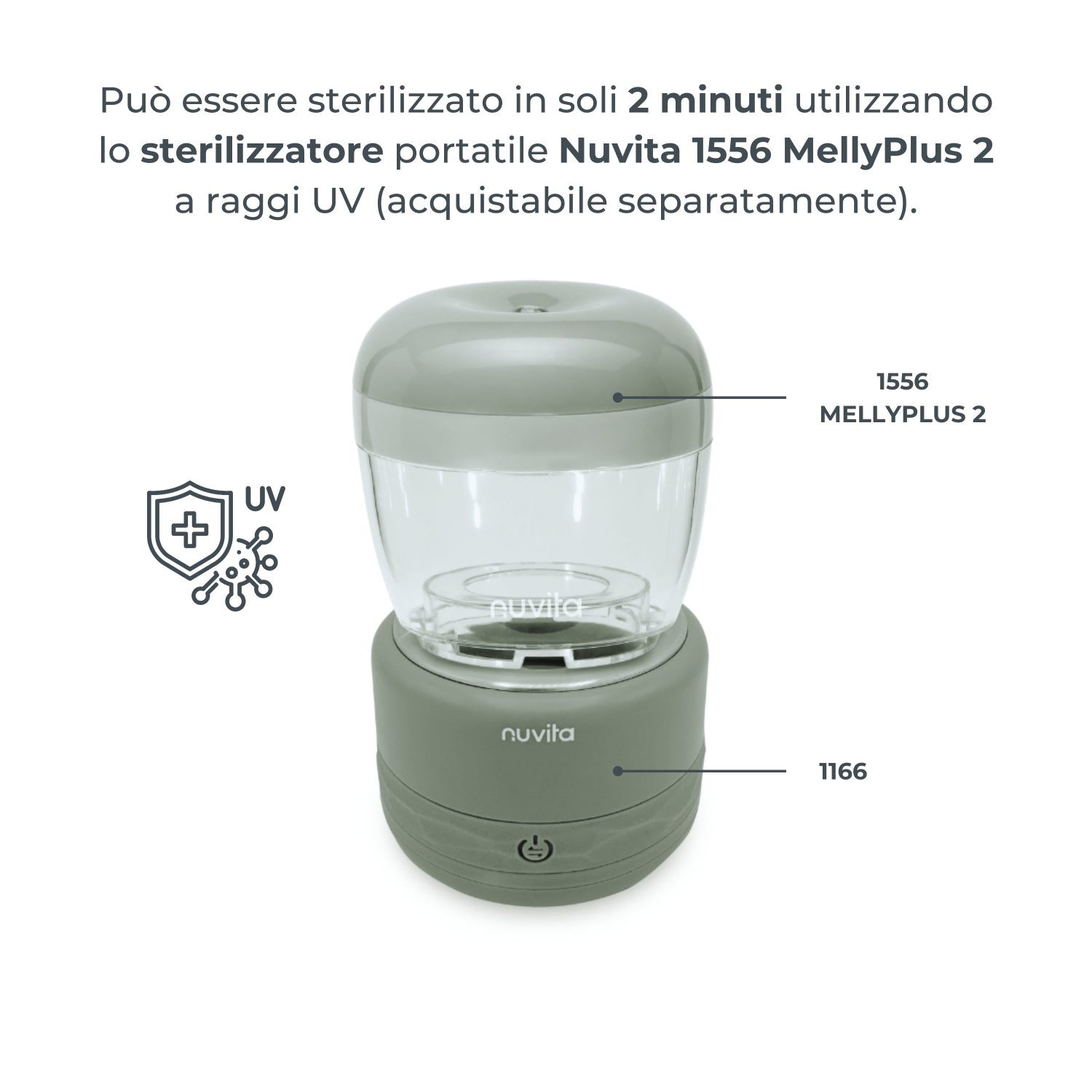 Nuvita - Warm 70 Scaldabiberon Portatile Universale