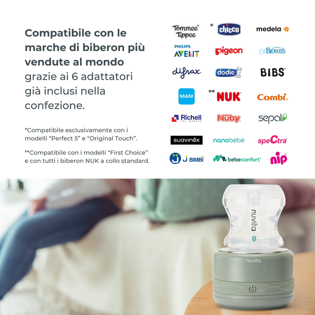 Nuvita - Warm 70 Scaldabiberon Portatile Universale