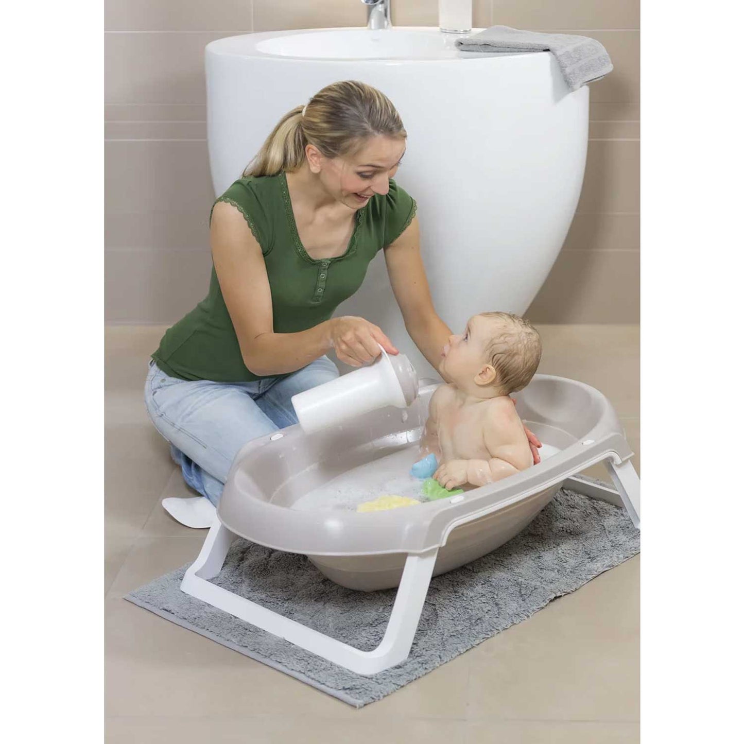 OkBaby Green Onda Slim Bath Tub: Buy Online at Best Price in UAE 