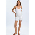 ORIGINAL SHORTS - Pantaloncini Premaman in Denim Bianco